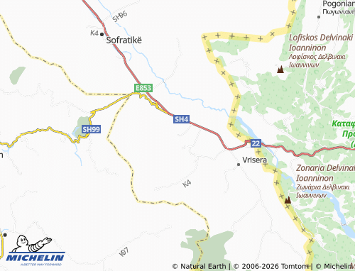 MICHELIN Zervat map - ViaMichelin