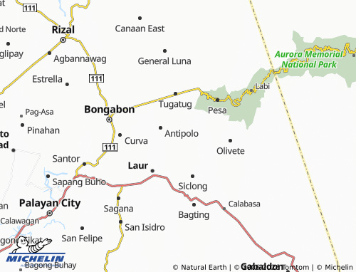 MICHELIN Bantug map - ViaMichelin