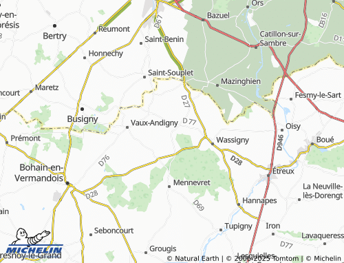 MICHELIN La Vallée-Mulâtre map - ViaMichelin