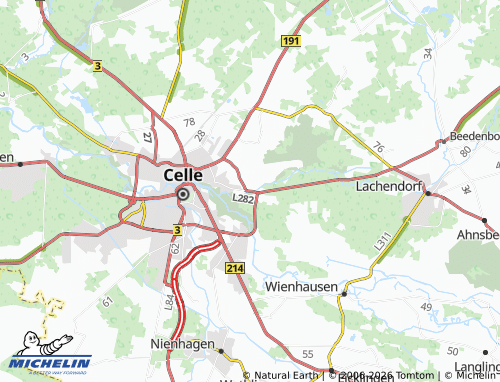 MICHELIN Lachtehausen map - ViaMichelin