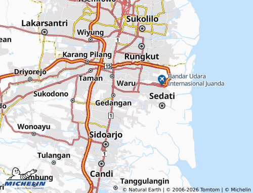 MICHELIN Wedi map - ViaMichelin