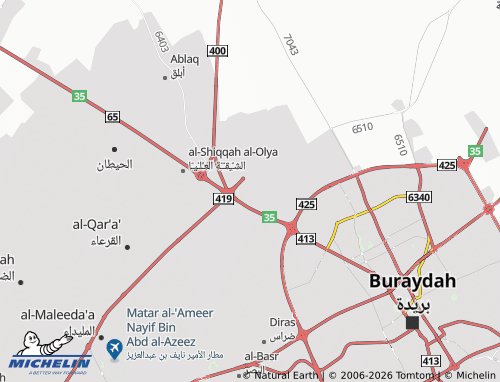 MICHELIN-Landkarte Dharij - ViaMichelin