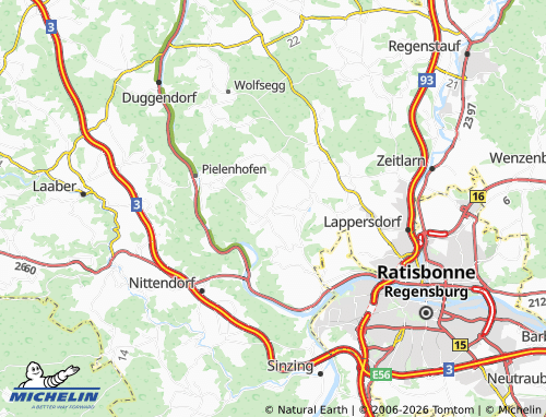 Mappa MICHELIN Pettendorf - ViaMichelin