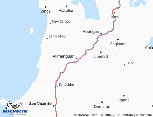 MICHELIN Alimanguan map - ViaMichelin