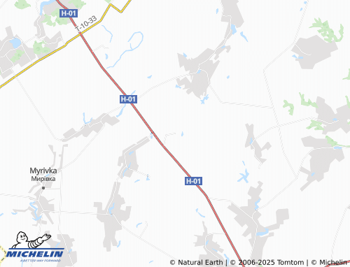 Carte MICHELIN Novosilky - ViaMichelin