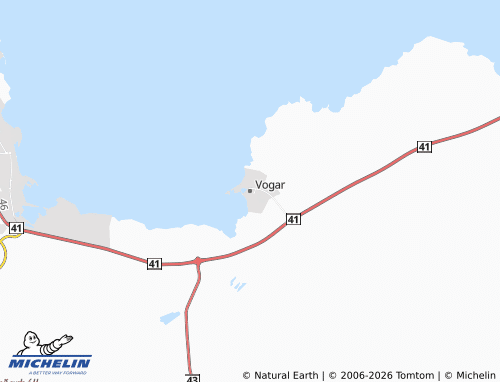 Mappa MICHELIN Vogar - ViaMichelin
