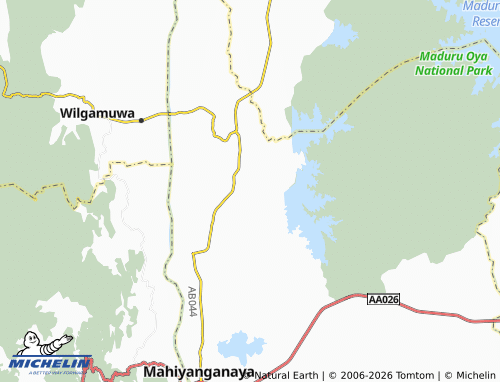 Mappa MICHELIN Girandurukotte - ViaMichelin