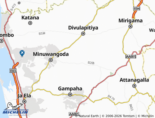 Mappa MICHELIN Wadumulla - ViaMichelin