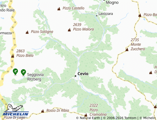 Mapa MICHELIN Bignasco - ViaMichelin