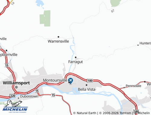 Mappa MICHELIN Farragut - ViaMichelin