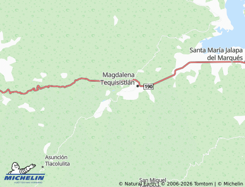 MICHELIN La Cruz map - ViaMichelin