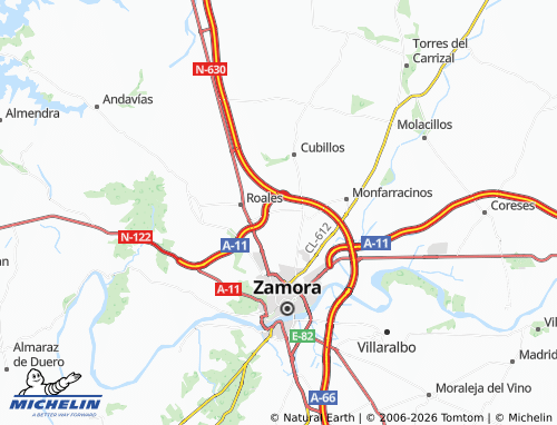 MICHELIN Valcabado map - ViaMichelin