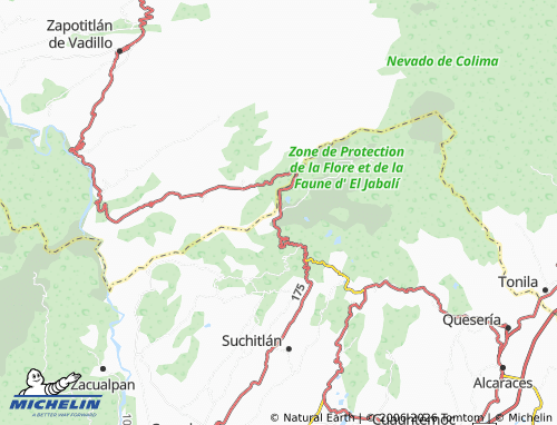 Carte MICHELIN La Becerrera - ViaMichelin