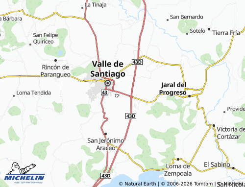 MICHELIN La Compañía map - ViaMichelin
