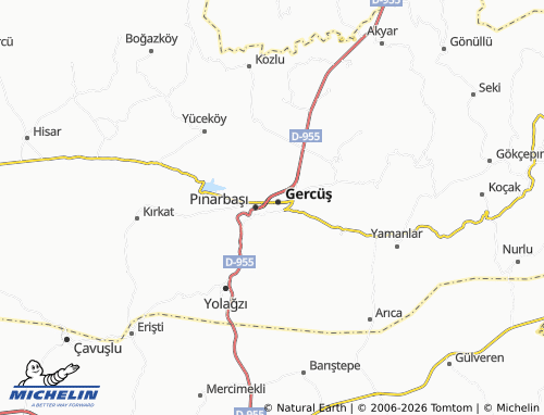 Mappa MICHELIN Çukurçeşme - ViaMichelin