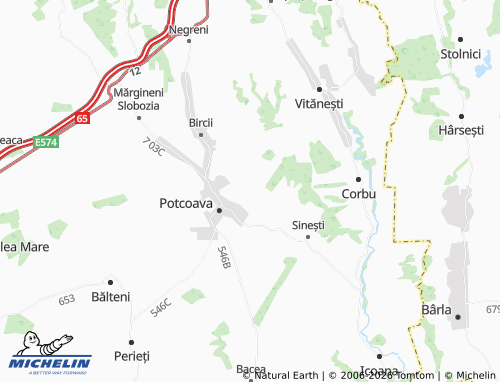 Carte MICHELIN Trufinești - ViaMichelin