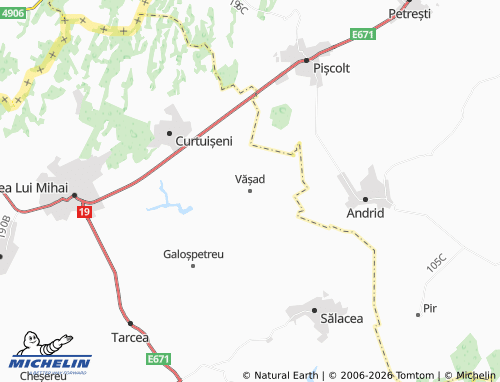 Kaart MICHELIN Vășad - ViaMichelin