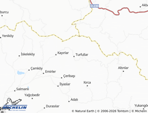 MICHELIN Turfullar map - ViaMichelin