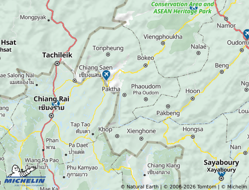 MICHELIN Paktha map - ViaMichelin