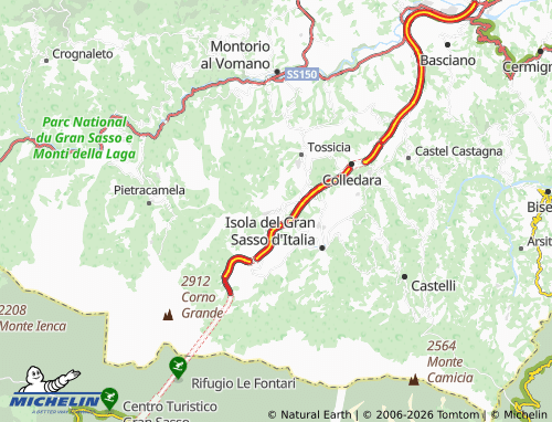 Mapa MICHELIN Forca di Valle - ViaMichelin