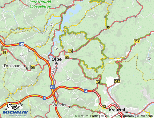 MICHELIN Stachelau map - ViaMichelin