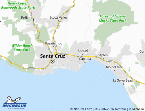 Mapa MICHELIN Live Oak - ViaMichelin