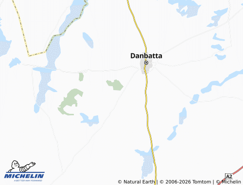 MICHELIN Gana map - ViaMichelin