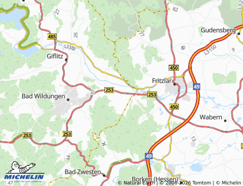 MICHELIN Mandern map - ViaMichelin