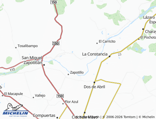 Mappa MICHELIN Higuera de Los Natoches - ViaMichelin