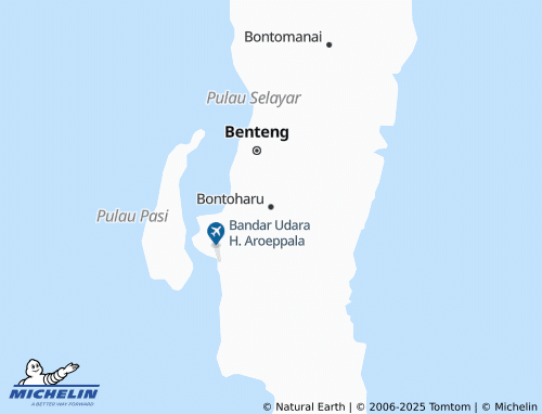 MICHELIN Bontoharu map - ViaMichelin