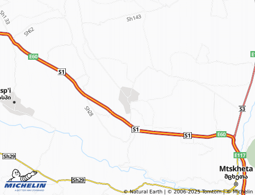 MICHELIN mukhrani map - ViaMichelin