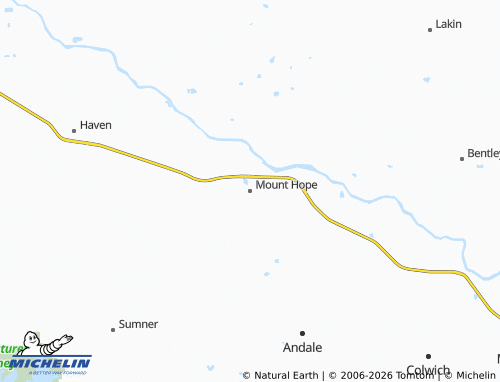 Kaart MICHELIN Mount Hope - ViaMichelin