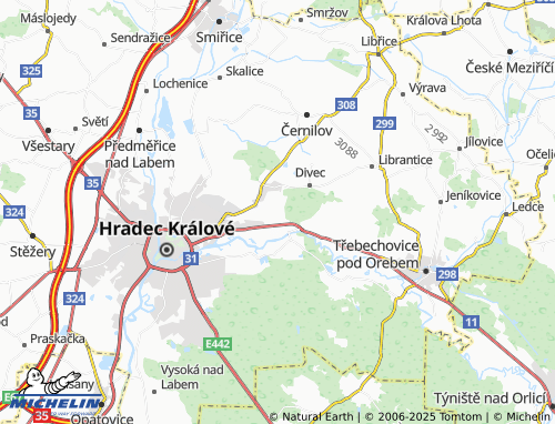 MICHELIN Koš map - ViaMichelin