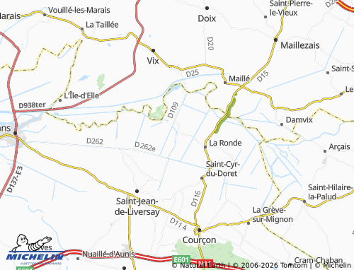 Mapa MICHELIN Taugon - ViaMichelin
