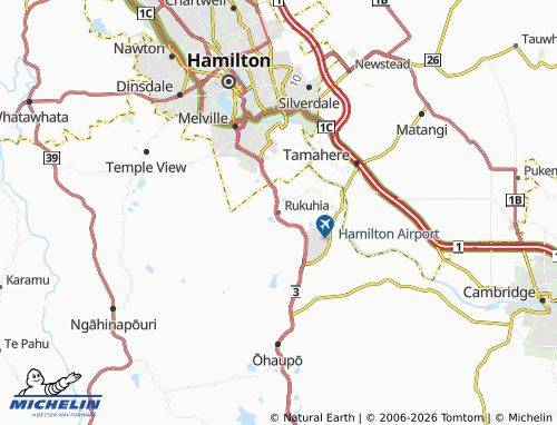 Mapa MICHELIN Rukuhia - ViaMichelin