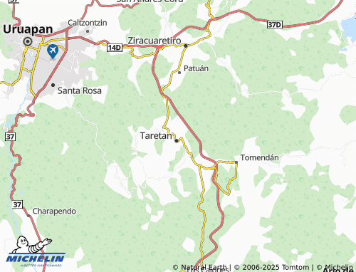 MICHELIN Centro map - ViaMichelin