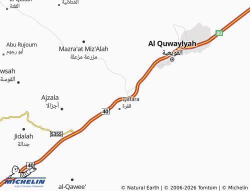 MICHELIN-Landkarte Miz'il - ViaMichelin