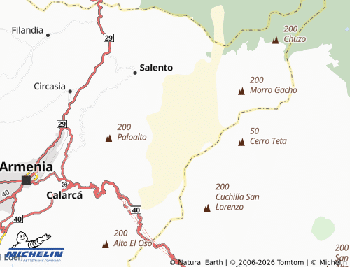 Carte MICHELIN Camino Nacional - ViaMichelin