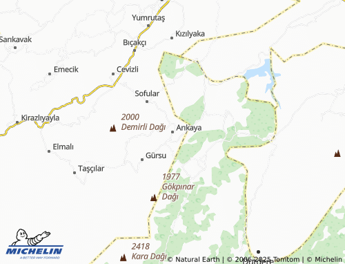 MICHELIN Arıkaya map - ViaMichelin