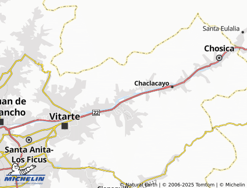 MICHELIN Ñaña map - ViaMichelin