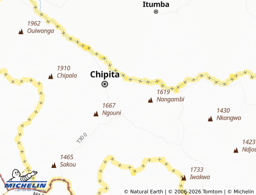 Mappa MICHELIN Samuel Simukonda - ViaMichelin