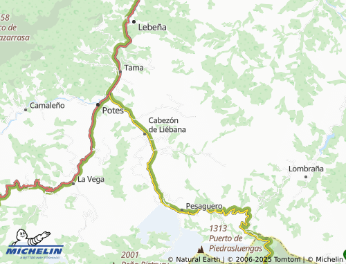 Carte MICHELIN Torices - ViaMichelin