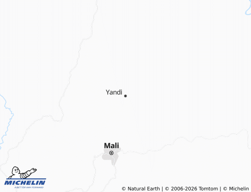 MICHELIN Yandi map - ViaMichelin