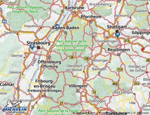 Mappa MICHELIN Freudenstadt - ViaMichelin