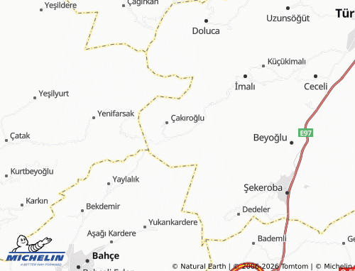 Mappa MICHELIN Kaledibi - ViaMichelin