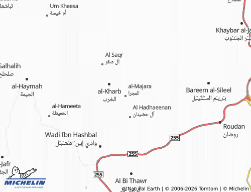 MICHELIN-Landkarte al-Majara - ViaMichelin