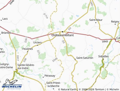 Carte MICHELIN Beaumerle - ViaMichelin