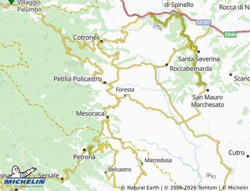 Mappa MICHELIN Foresta - ViaMichelin