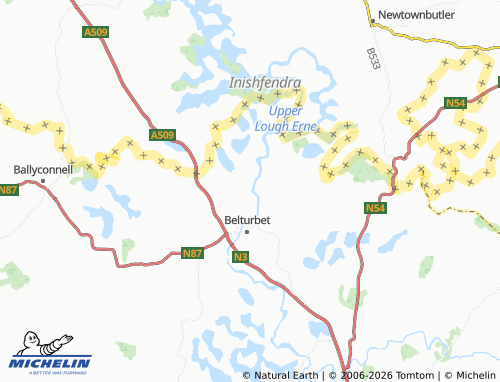 Carte MICHELIN Cornadarragh - ViaMichelin