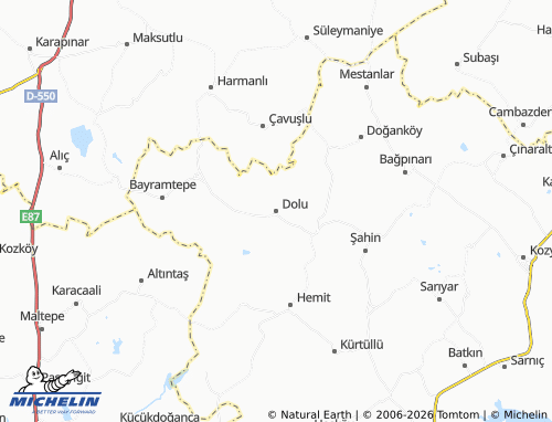 Mappa MICHELIN Dolu - ViaMichelin